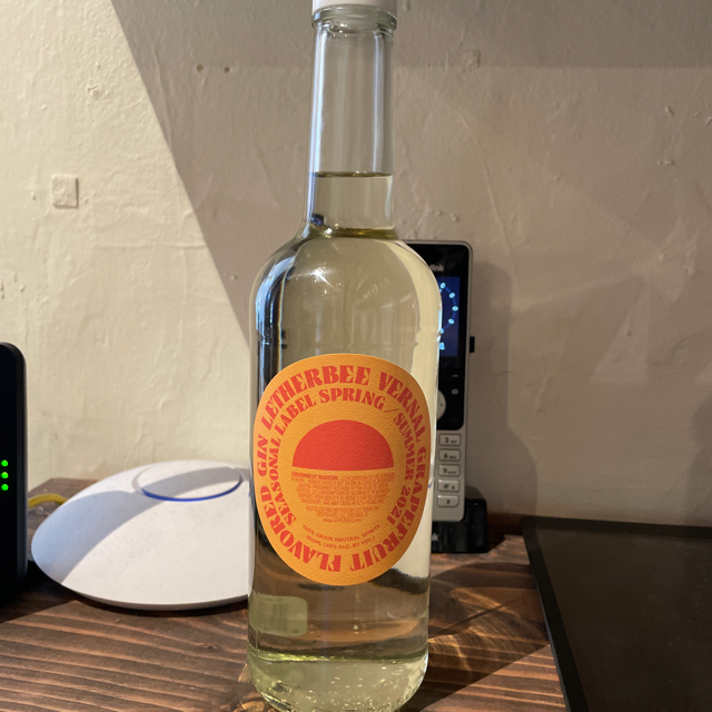 Leatherbee Vernal Grapefruit Flavored Gin
