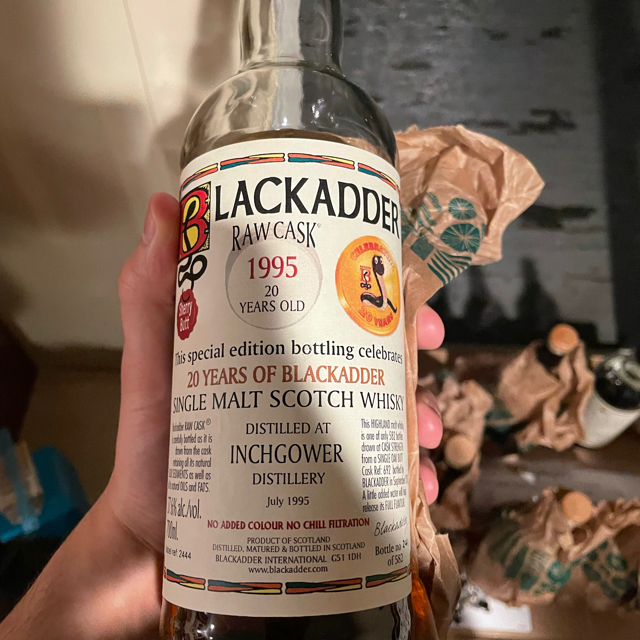 Blackadder Raw Cask Inchgower 1995 20 Year Sherry Butt 692