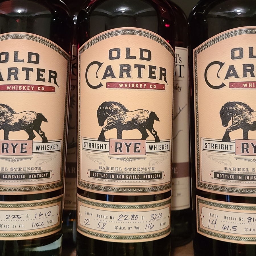 Old Carter Barrel Strength Straight Rye Whiskey (Batch 12)