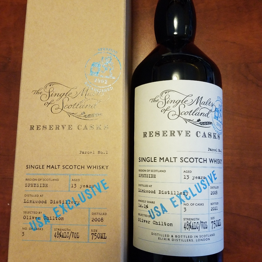 The Single Malts of Scotland Reserve Casks Linkwood 13 Linkwood 2008 13 year