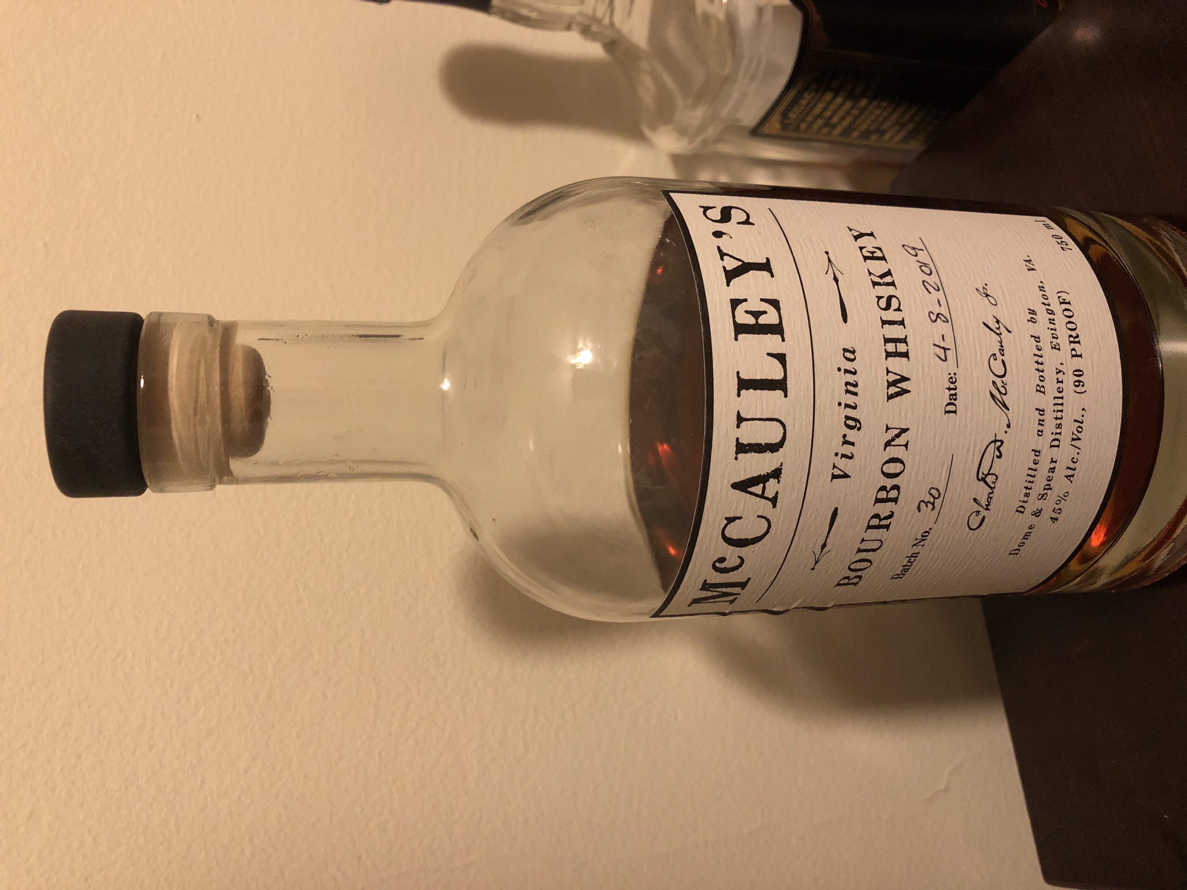 McCauley's Virginia Bourbon