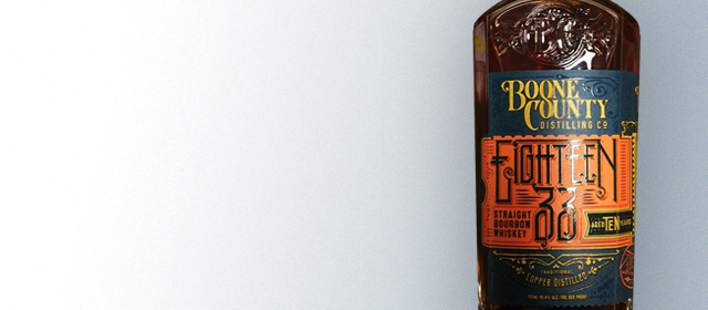 Boone County Eighteen33 Straight Bourbon 10 Year