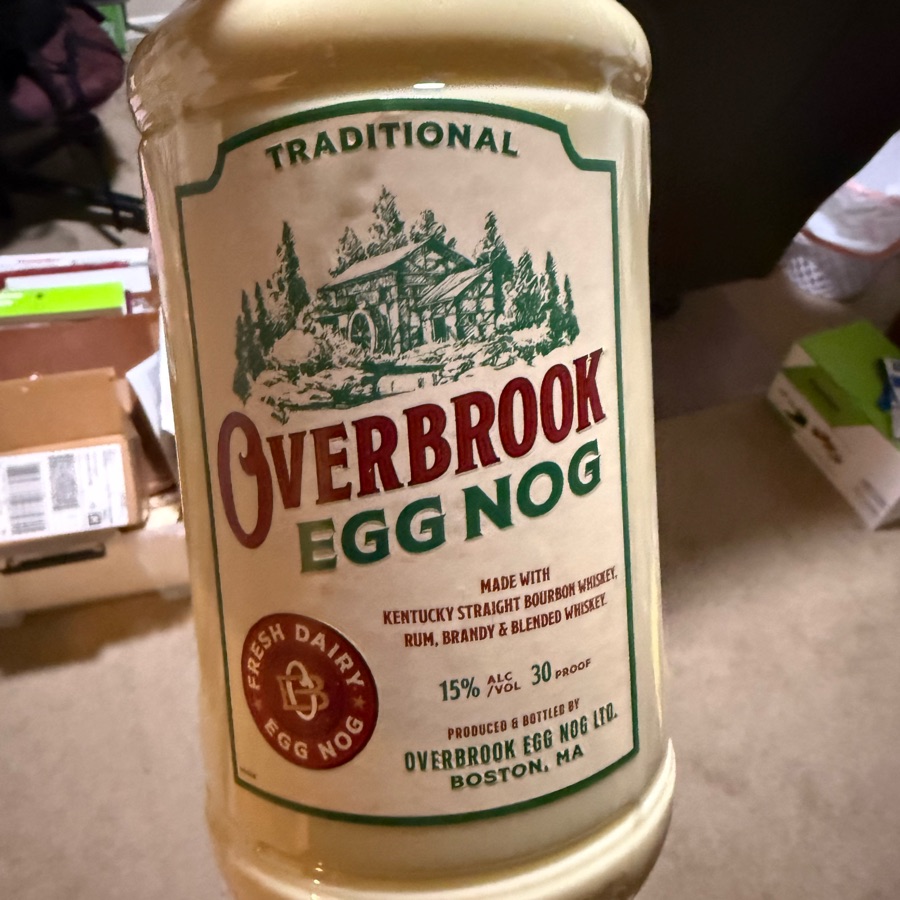 Traditional Overbrook Egg Nog
