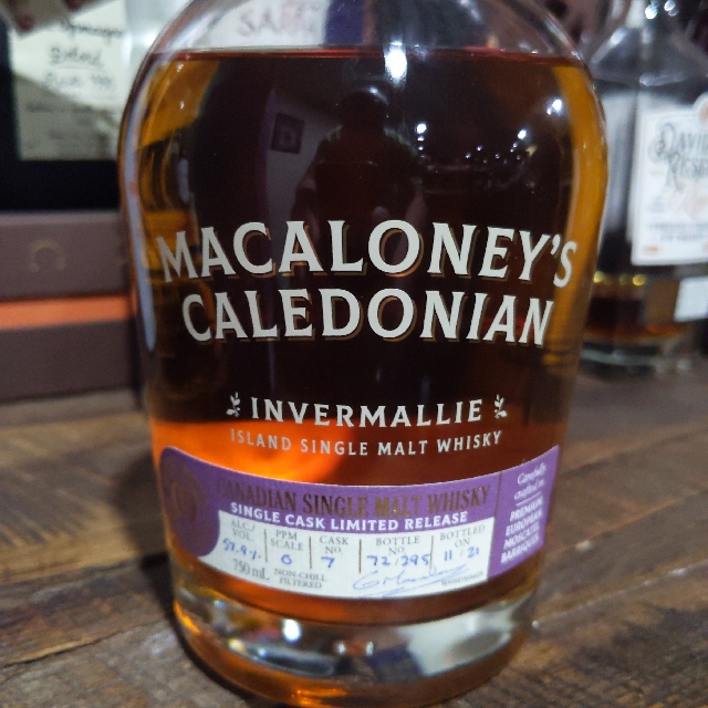 Macaloneys Caledonian Invermalie single cask limited release