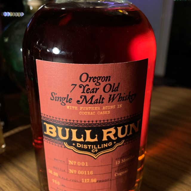 Bull run single malt cognac cask