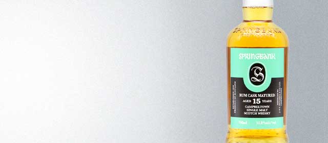Springbank 15 Year Rum Wood