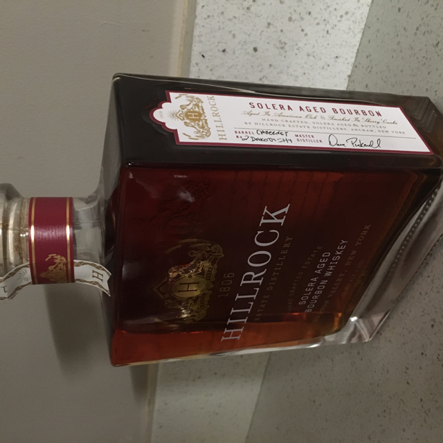 Hillrock Solera Aged Bourbon in Cabernet Barrels