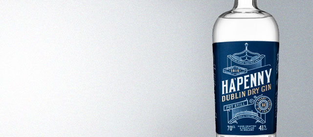 Ha'penny Dublin Dry Gin