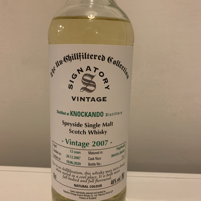Knockando 2007 12 Year Un-Chillfiltered Collection (Signatory)