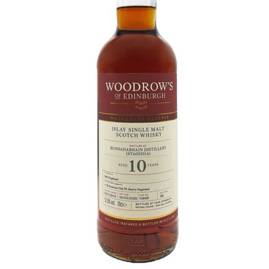 Woodrow's of Edinburgh - Bunnahabhain 10 - Cask 10868 - Staoisha