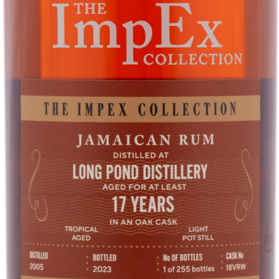 The ImpEx Collection Long Pond Distillery 17 Years Cask No 18VRW