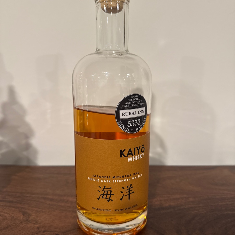 Kaiyo Single Cask Strength Whisky - Rural Inn