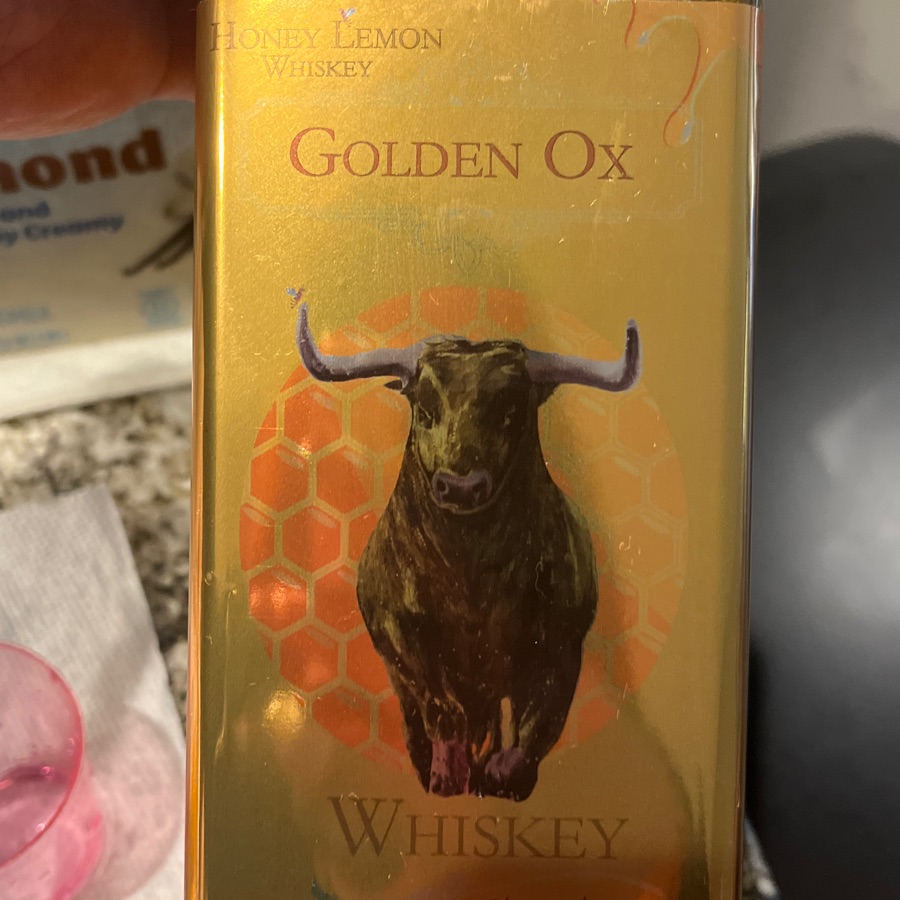 Golden Ox Honey Lemon Whiskey