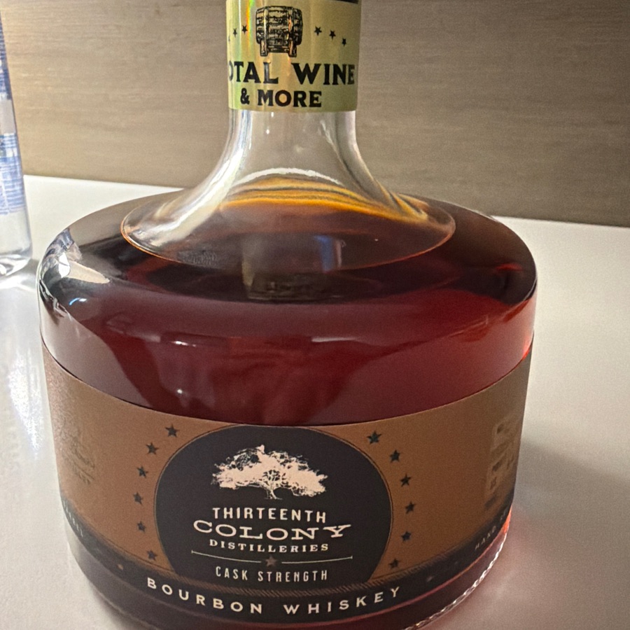 13th colony single barrel (total wine) cask strength