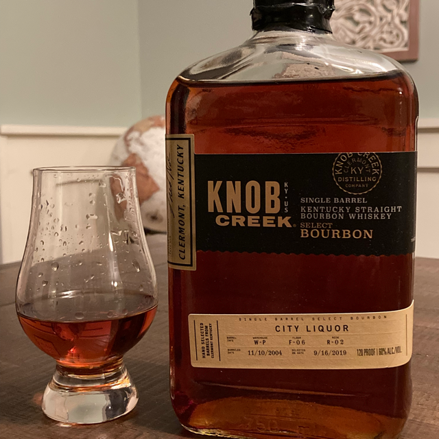 Knob Creek 15 Year Single Barrel (City Liquors)