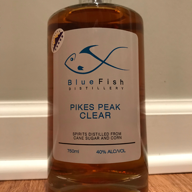 Blue Fish Distillery Pikes Peak Clear