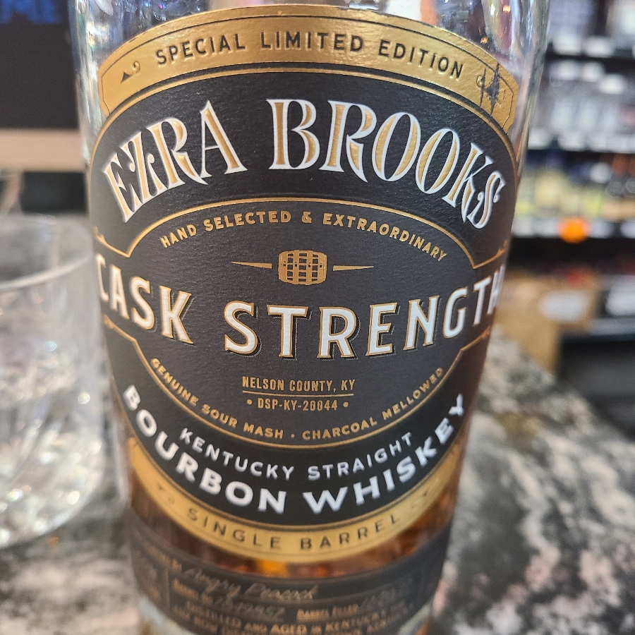 Ezra Brooks Single Barrel Cask Strength Angry Peacock