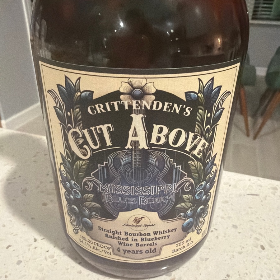 Crittenden's Cut Above (finished in blueberry wine barrels) Mississippi Blues Berry