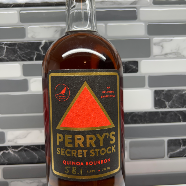 Cardinal Spirits Perry's Secret Stock Quinoa Bourbon