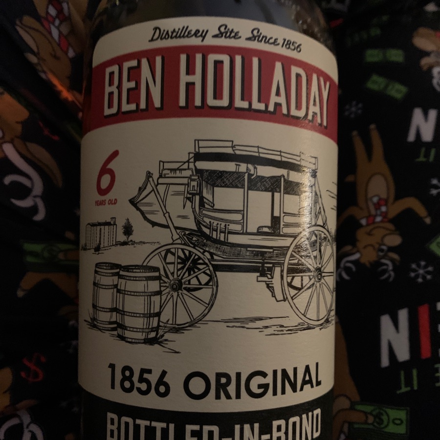 Ben Holloday 1856 Original Missouri Straight Bourbon Whiskey 6 Year