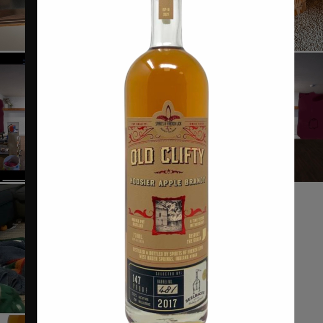 Spirits of French Lick Old Clifty Hoosier Apple Brandy, Single Cask B#481