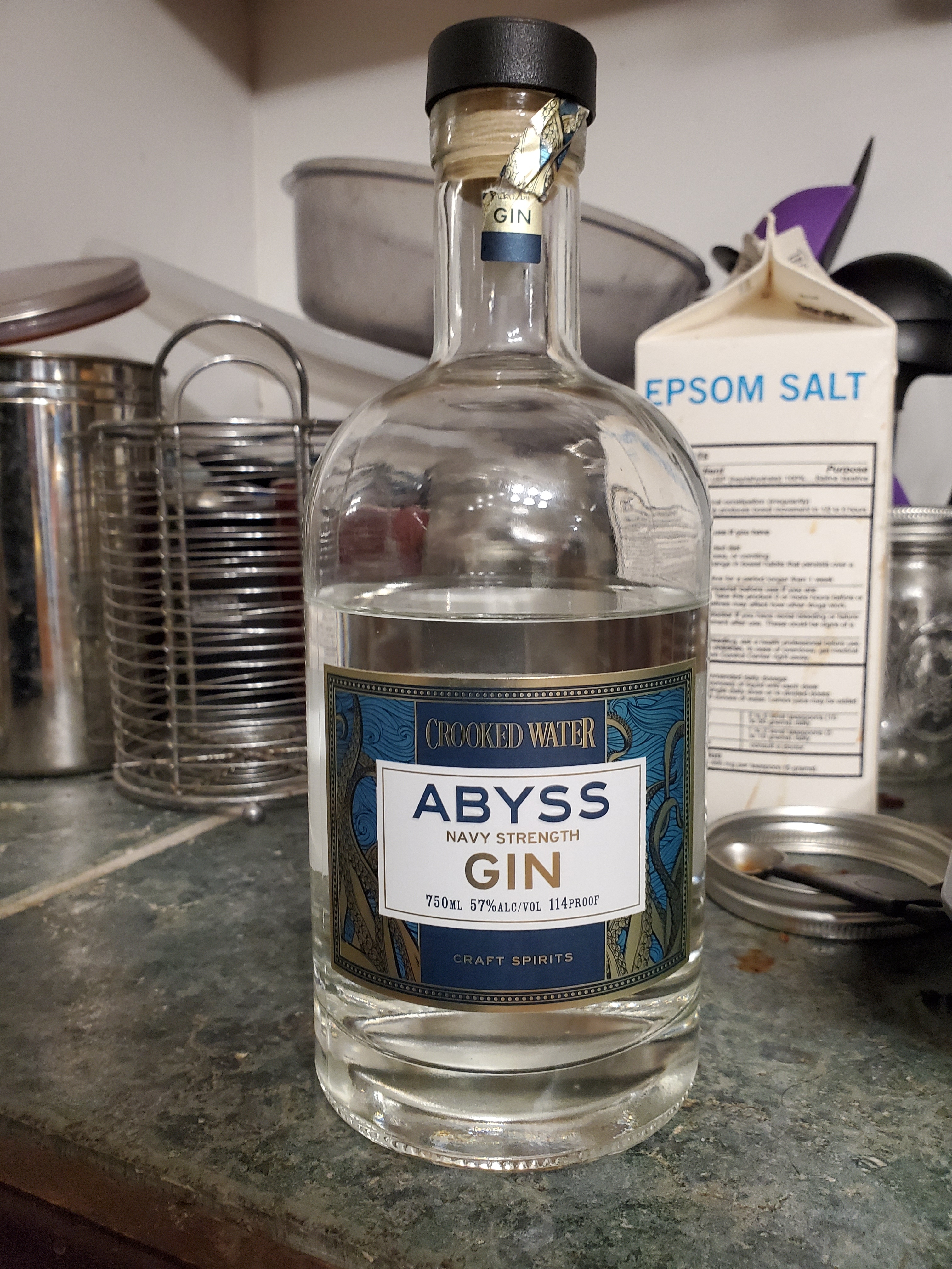 Crooked Water Abyss Navy Strength Gin