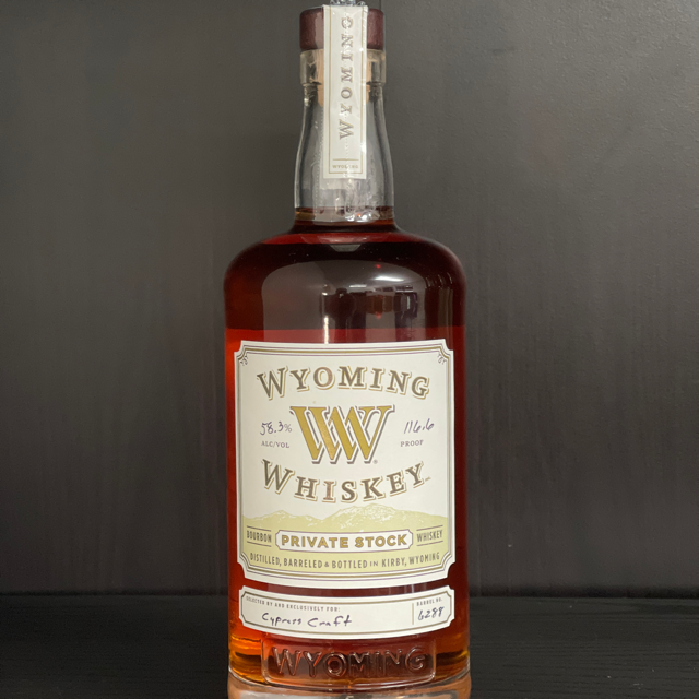 Wyoming Whiskey Private Stock #6288