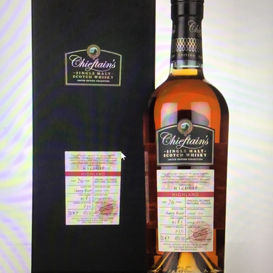 Macduff 26 Year Old 1991 (cask 4583) Chieftain's (Ian Macleod) Whisky