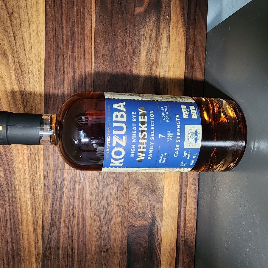 Kozuba & Sons High Wheat Rye Whiskey 7 years Family Selection