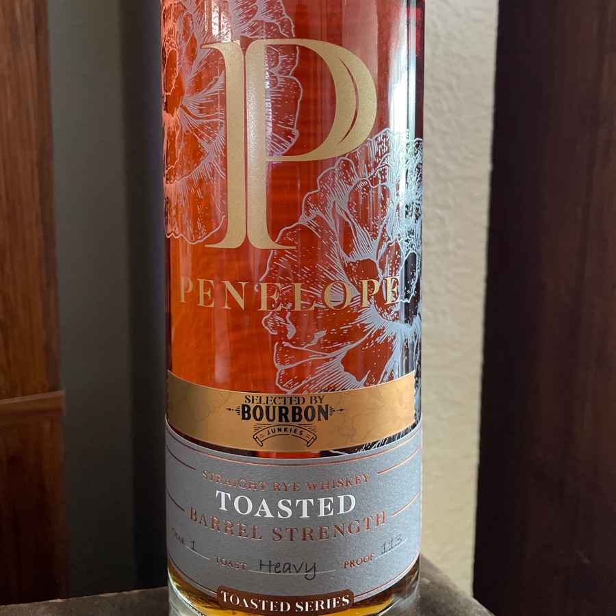 Penelope Toasted Barrel Strength Rye (Bourbon Junkies Pick)