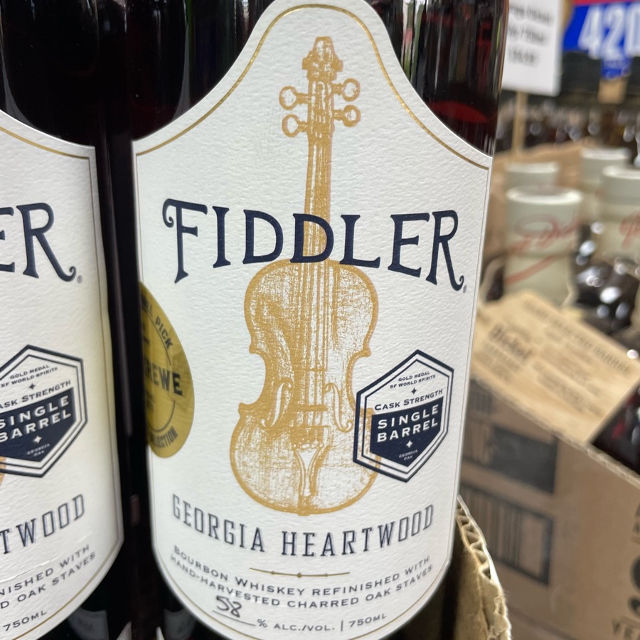 Fiddler Georgia Heartwood Perry's Single Barrel Pick