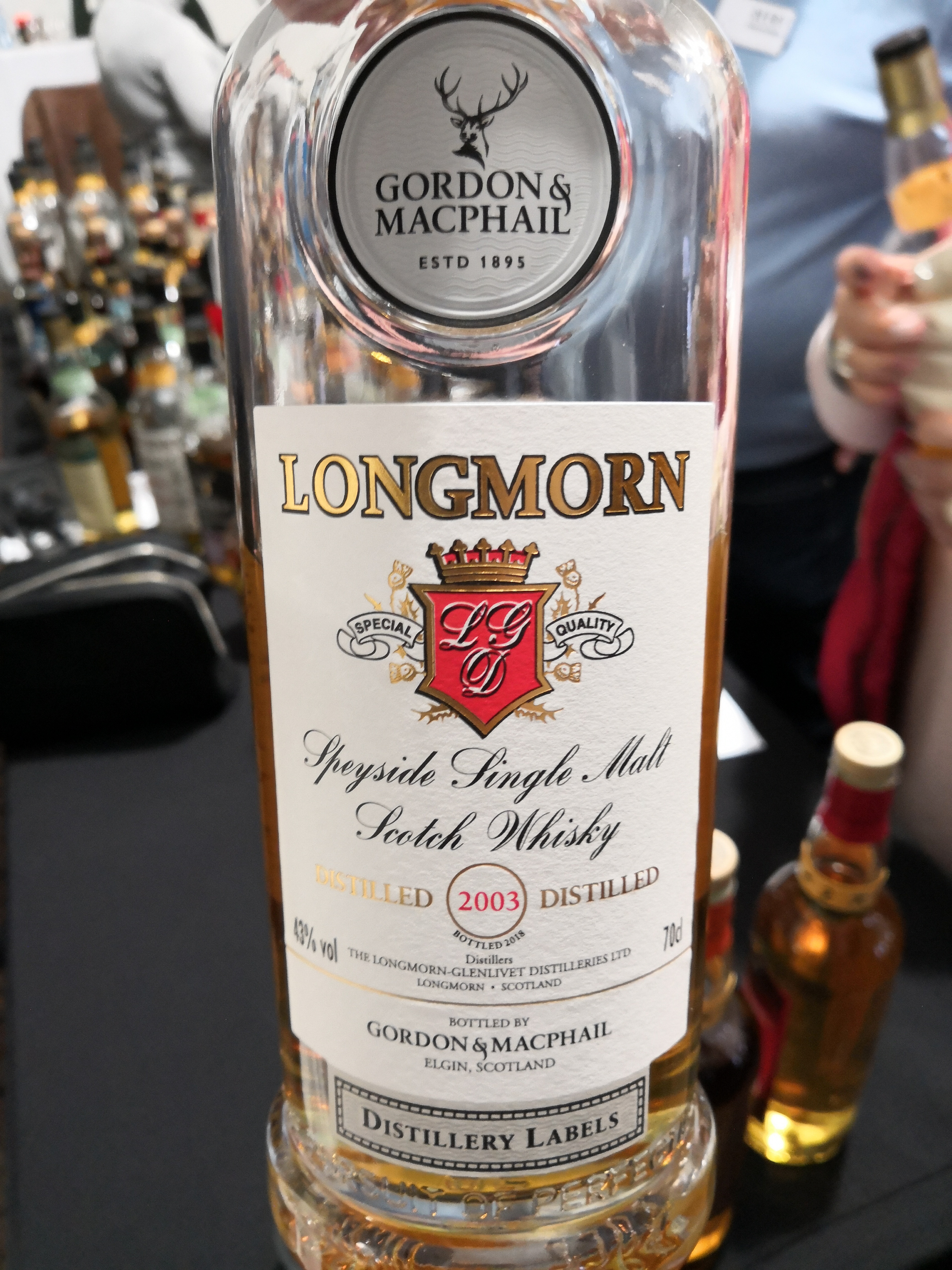 Longmorn 2003 Distillery Labels (Gordon & MacPhail)