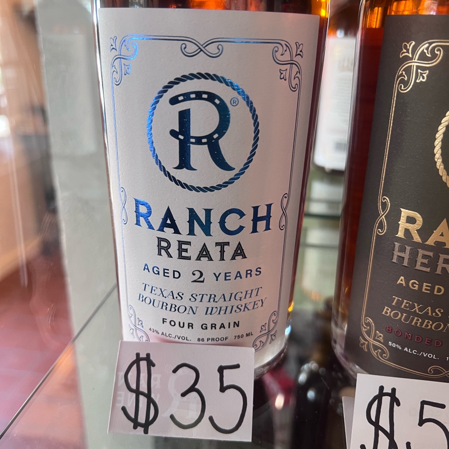 Ranch Reata 2 Yr Four Grain Texas Straight Bourbon Whiskey