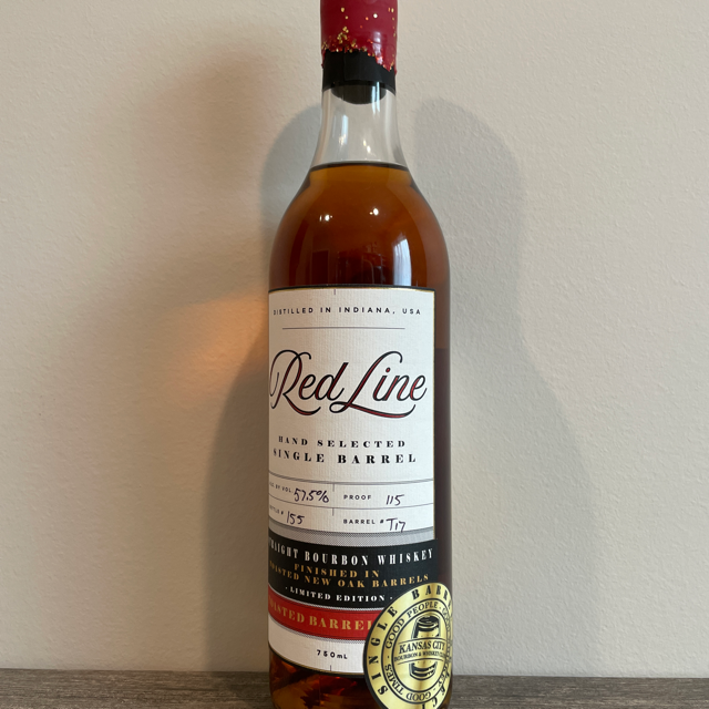 Red Line Straight Bourbon Whiskey Hand Selected Single Barrel (Kansas City Bourbon & Whiskey Club)