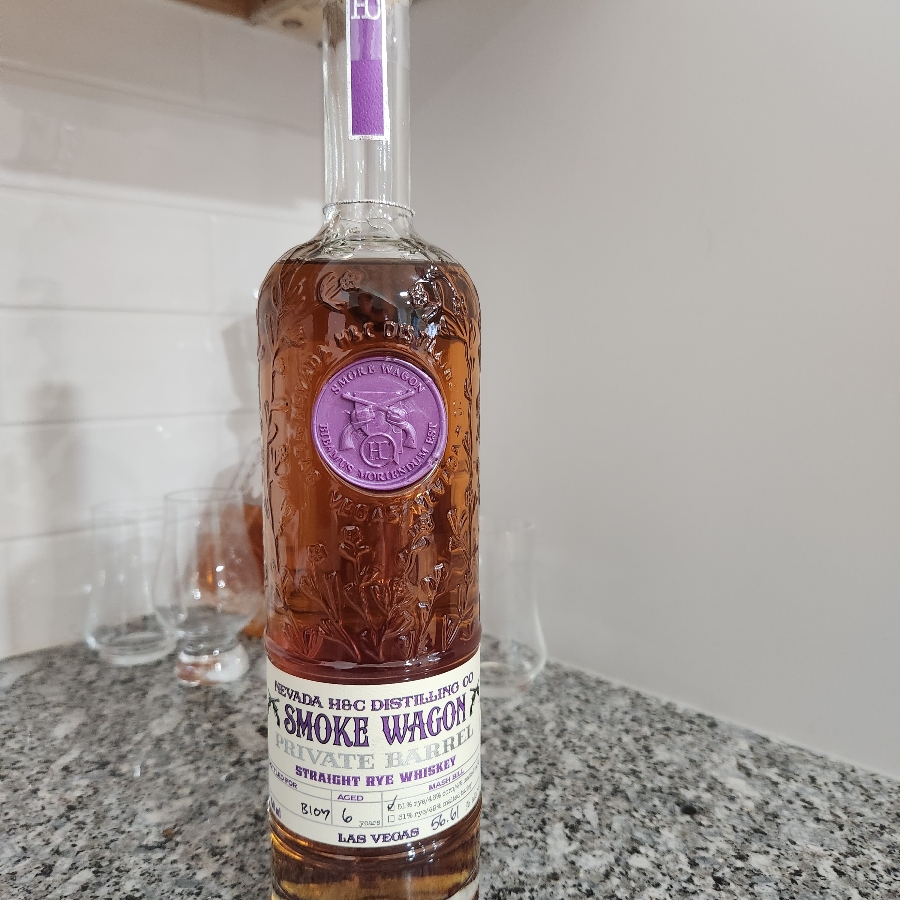 Smoke Wagon Exit 9 Private Barrel Straight Rye Whiskey