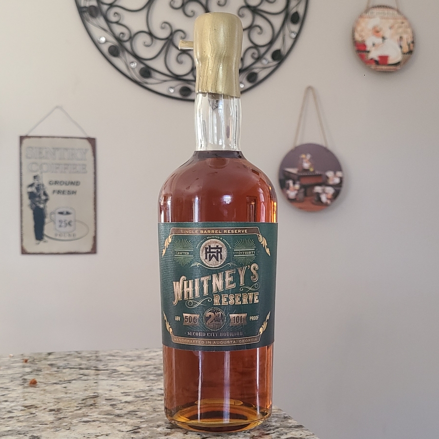2nd City Whitney's Reserve Single Barrel Whiskey