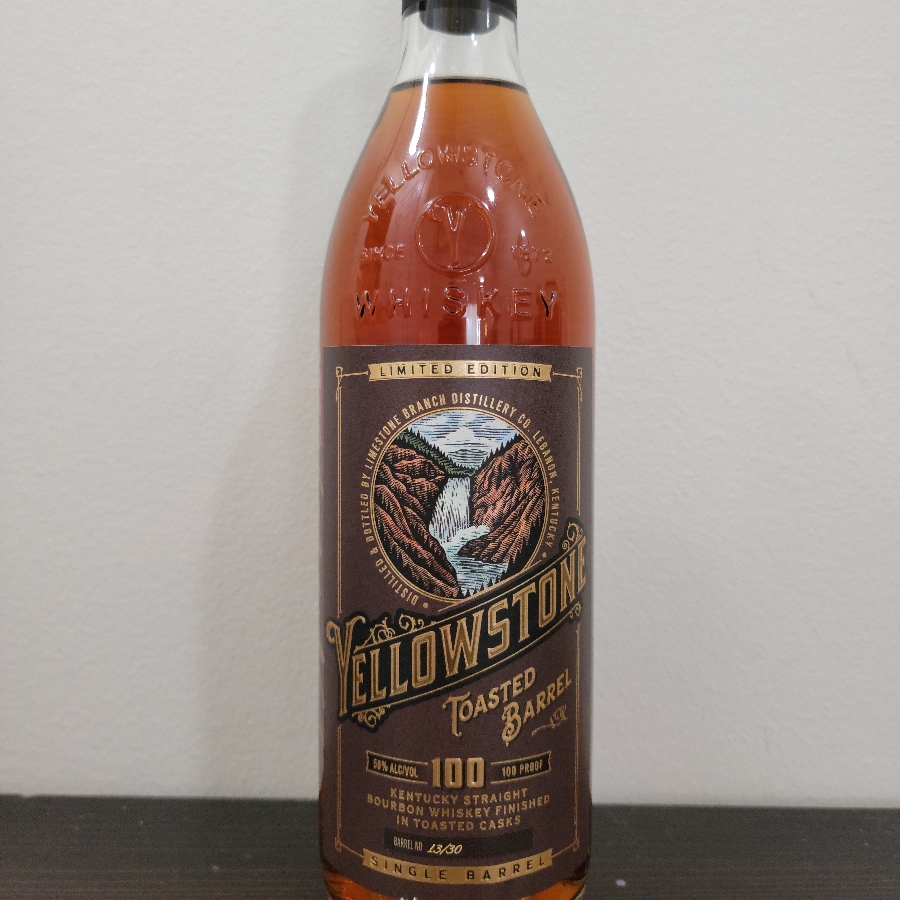 Yellowstone Toasted Barrel Single Barrel Kentucky Straight Bourbon Whiskey Finished In Toasted Casks