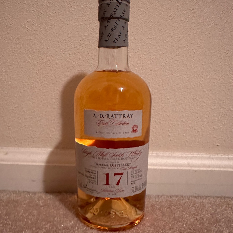 A.D. Rattray Cask Collection, Distilled at Imperial Distillery, Aged 17 Years