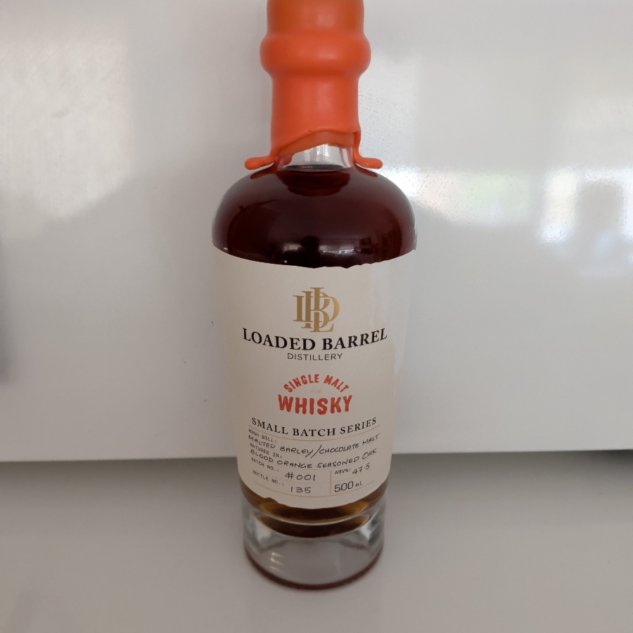 Loaded Barrel Blood Orange Seasoned Oak