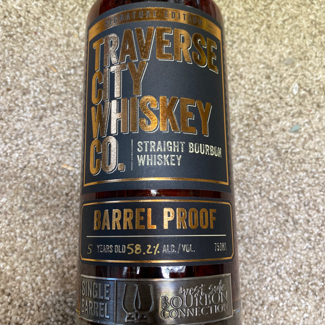 Traverse City Whiskey Co. Westside Bourbon Connection Single Barrel Bottle #139