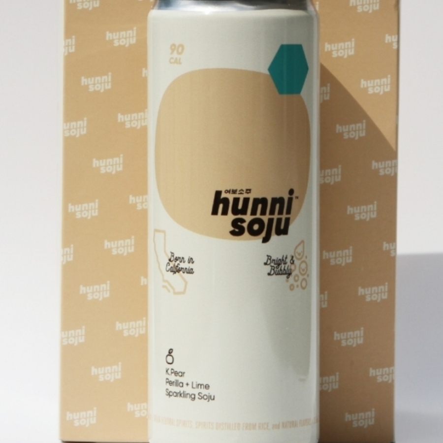 Hunni Soju Korean Pear, Perilla, & Lime Sparkling Soju