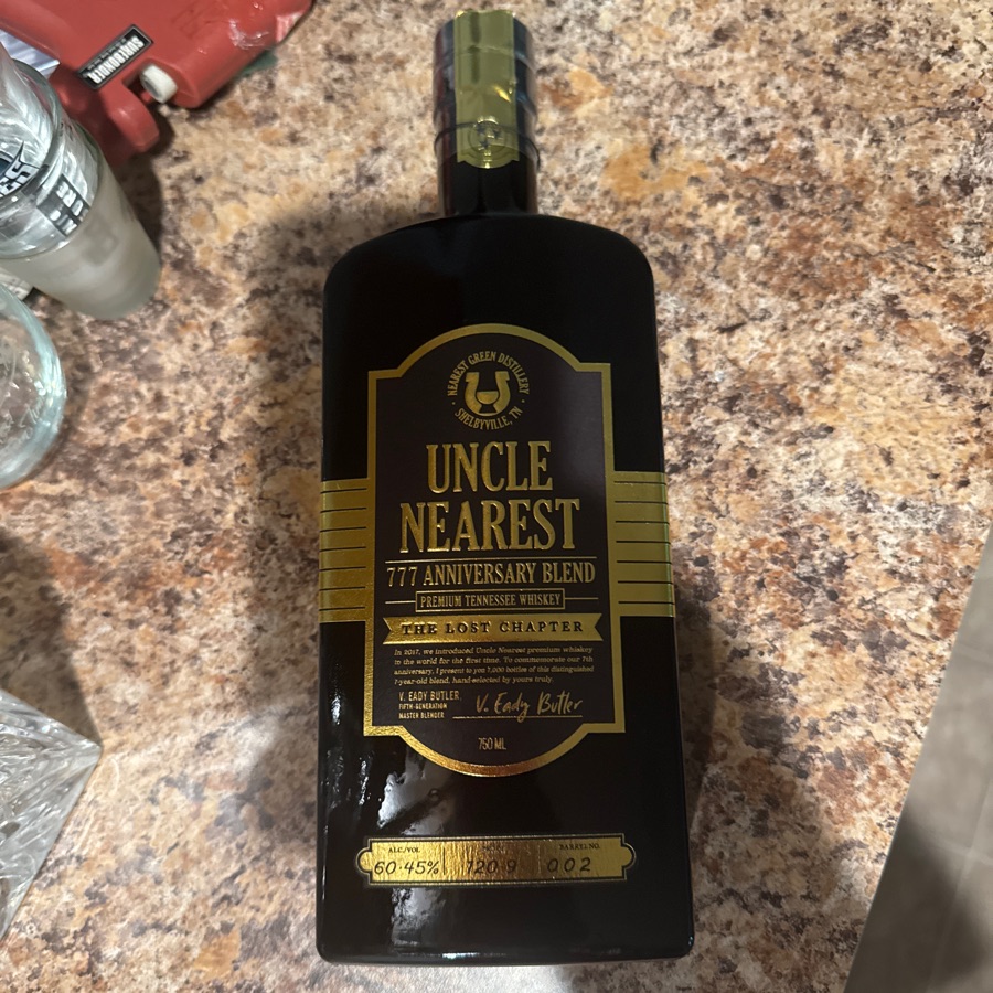 Uncle Nearest 777 Anniversary Blend