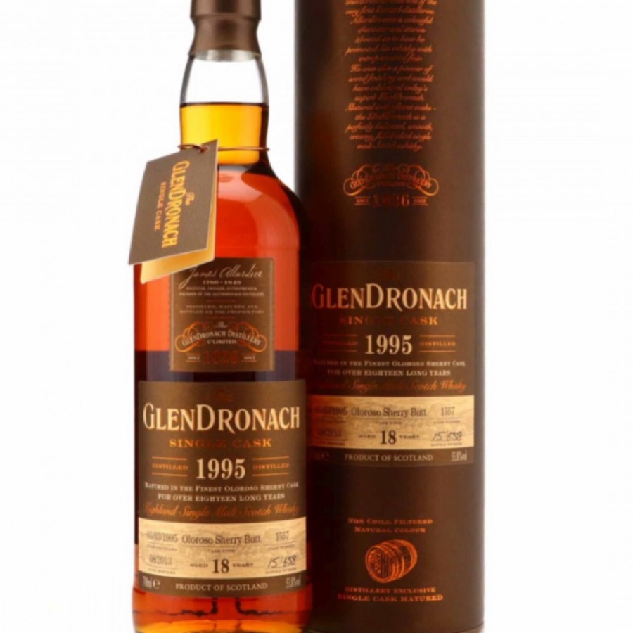 Glendronach 1995 Single Oloroso Cask 18 Year Old #1557