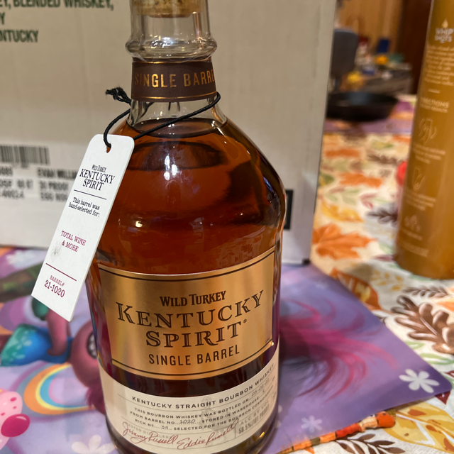 Wild Turkey Kentucky Spirit Single Barrel (Total Wine & More) Barrel # 21-1020