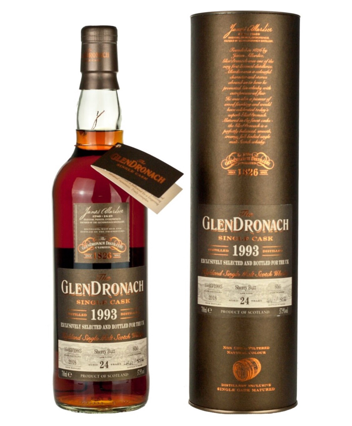 Glendronach 1993 24 Year Cask 656