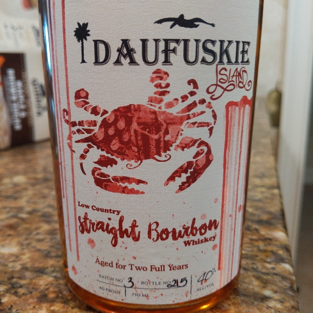 Daufuskie Island Low Country Straight Bourbon
