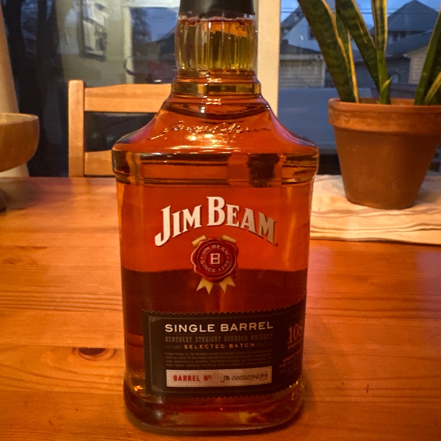 Jim Beam Single Barrel #000207679 108 proof