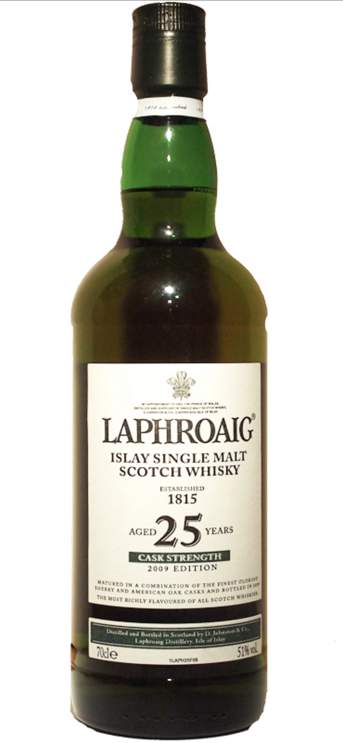 Laphroaig 25 Year Cask Strength (2009 Edition)