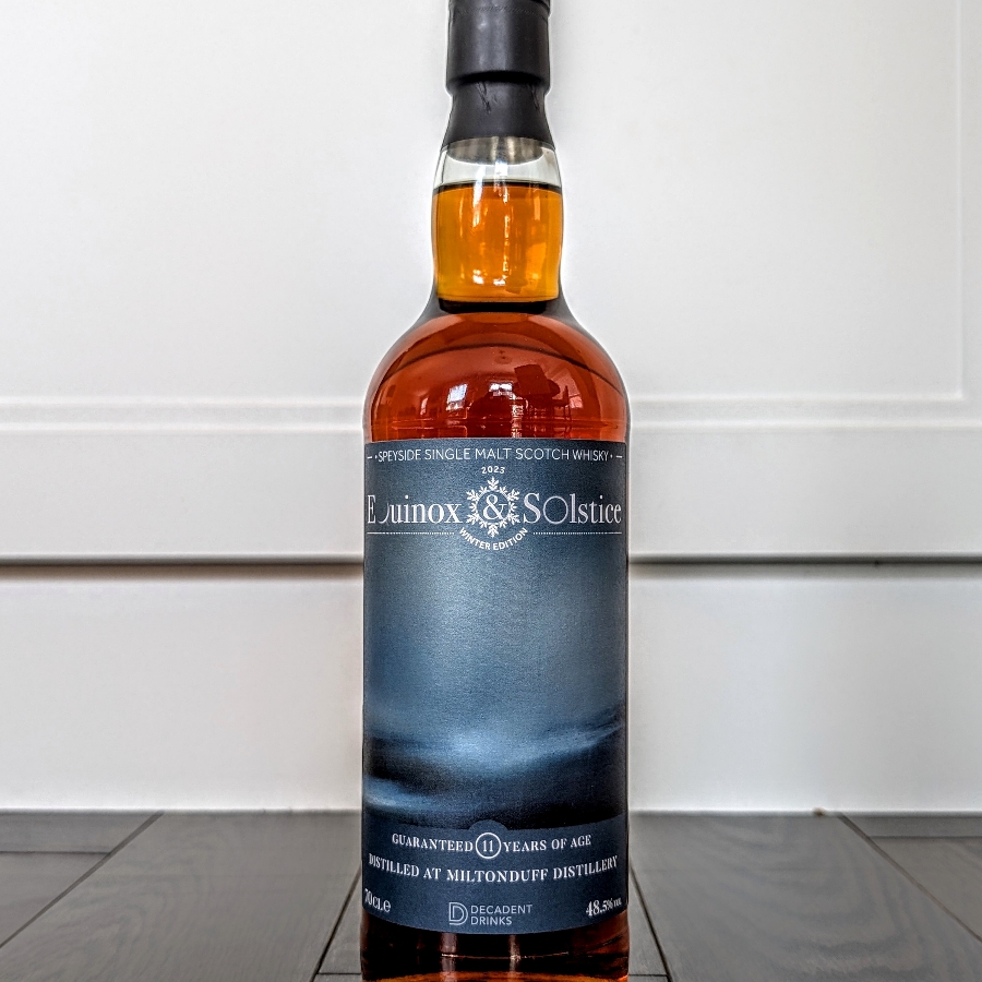Equinox & Solstice Winter Miltonduff 11 Year Single Malt Scotch Whisky