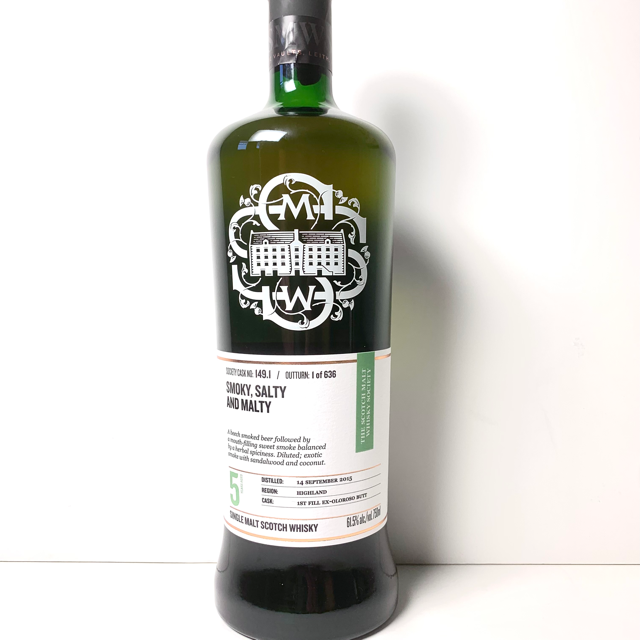 SMWS 149.1 Smoky, Salty, and Malty